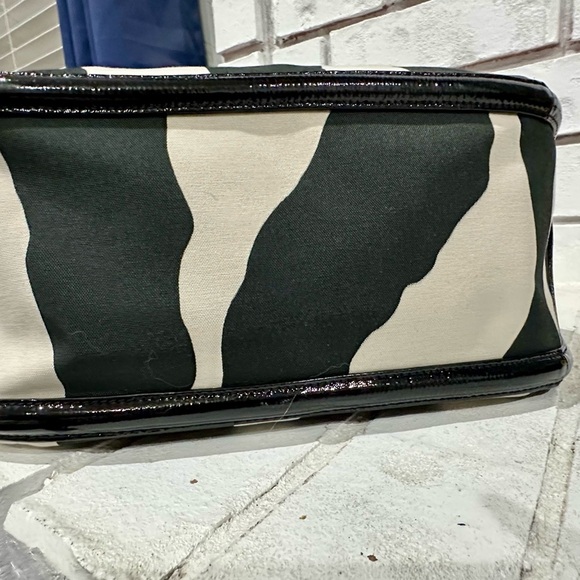 kate spade Black and White Striped Hobo Bag - Picture 3 of 6